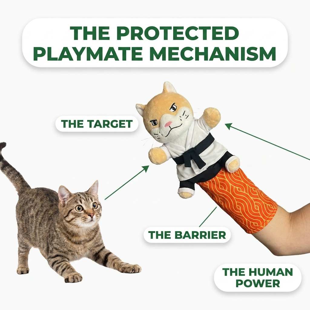 Your Cat Isn't Playing Wrong. Your Arm Is Just The Wrong Target.