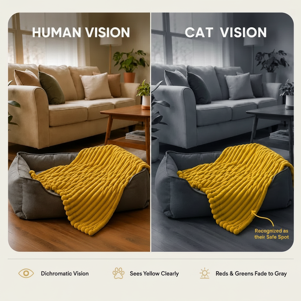 Human vision vs cat vision