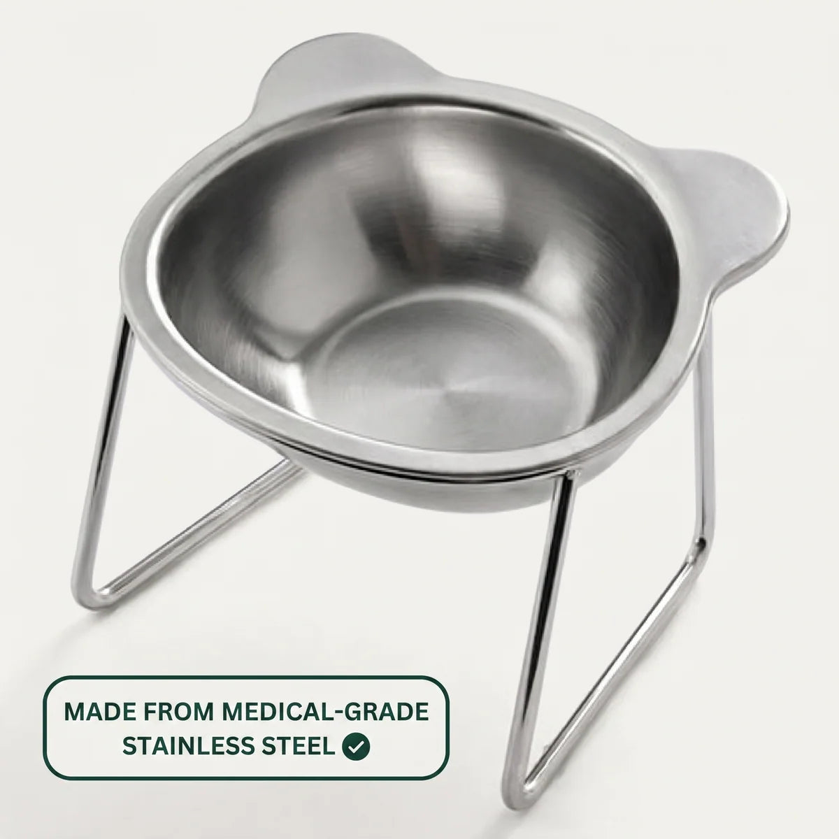 PetRoot™ Orthopedic Stainless Steel Bowl for Small Dogs